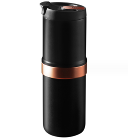 Portable grinding coffee maker. (Car grinding + coffee integrated, 5600 mAh battery capacity, electric integrated 200ml-300ml extracted coffee 25 cups