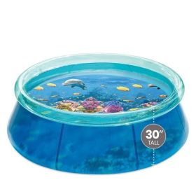 o8ft 3D fun above ground pool, circular, ages 6 and up