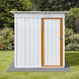 Metal garden sheds 4ftx6ft outdoor storage sheds black