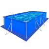 Pool Ground Cloth PE Pool Sheet Rectangular for 13' x 7'