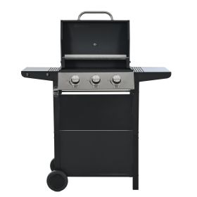 cPropane Grill 3 Burner Barbecue Grill Stainless Steel Gas Grill