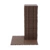 Plastic Interlocking Deck Tiles,44 Pack Patio Deck Tiles,11.8"x11.8" Square Waterproof Outdoor All Weather Use, Patio Decking Tiles for Poolside Balco