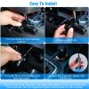 Electric Car Fan 12V Dual Head Car Cooling Fan for Rear Seat Passenger