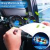 Electric Car Fan 12V Dual Head Car Cooling Fan for Rear Seat Passenger