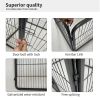 Dog Playpen Designed for Camping, Yard , 32" Height for Medium/Small Dogs, 8Panels