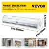 VEVOR Air Curtain 59", 2 Speeds Commercial Indoor Air Curtain, UL Certified, CE Certified, 1113 CFM Air Volume with 2 Easy-Install Micro Switch(Limit