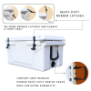 White outdoor Camping Picnic Fishing portable cooler 65QT Portable Insulated Cooler Box