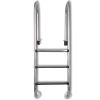 Pool Ladder 3 Steps Stainless Steel 304 47.2"