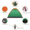 c2-Person Waterproof Camping Dome Tent for Outdoor Hiking Survival Orange & Green