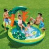 Round Inflatable Backyard Play Center Pool Game Ages 2 and Up, Unisex