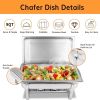 Chafing Buffet Plate Outdoor Food Warmer Chafer Buffet Plate