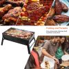 ccFoldable Portable BBQ Charcoal Grill Grill Lightweight Smoker Grill for Camping Picnics Garden Grilling