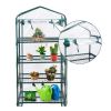 Outdoor Portable Mini 4 Shelves Greenhouse