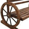 Patio Bench 55.9" Solid Wood Fir