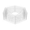 Hexagonal Gabion Raised Bed 63"x55.1"x19.7"