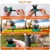 360¬∞ Flexible Lawn Sprinkler Automatic 12 Tubes Garden Water Irrigation Sprayers Garden Sprinkler