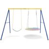 660 LBS Extra-Large A-Shaped Swing Stand with Anti-Slip Footpads