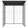 Bicycle Shed 74.8"x74.8"x87.4" Steel Black