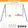 660 LBS Extra-Large A-Shaped Swing Stand with Anti-Slip Footpads