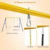 660 LBS Extra-Large A-Shaped Swing Stand with Anti-Slip Footpads