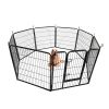 Dog Playpen Designed for Camping, Yard , 32" Height for Medium/Small Dogs, 8Panels