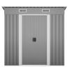 6'x4' Outdoor Metal Storage Shed for Garden Tools Lockable Door