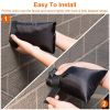 4Pcs Outdoor Faucet Covers Outside Garden Faucet Socks Winter Faucet Hose Bib Protector Spout Cover for Winter Freeze Protection