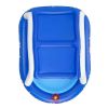 Inflatable outdoor swimming pool with UV sunshades