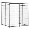 Bicycle Shed 74.8"x74.8"x87.4" Steel Black