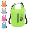 Dry Bag with Zipper Green 4 gal PVC