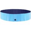 Collapsible Pet Pool Wash Tub for Cats and Dogs, Blue, XL, 55.1"