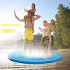 Kids Sprinkler, Splash Mat, Outdoor Inflatable Sprinkler Water Toys, 68 Inch Kids Playing Mat Toys,