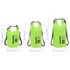 Dry Bag with Zipper Green 7.9 gal PVC