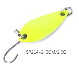 Sequins Lure 26g Single Hook Micro Metal Iron Plate Spoon Type (Option: 2Color-Shipped As Shown In The Figure)