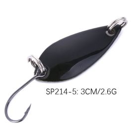 Sequins Lure 26g Single Hook Micro Metal Iron Plate Spoon Type (Option: 5Color-Shipped As Shown In The Figure)