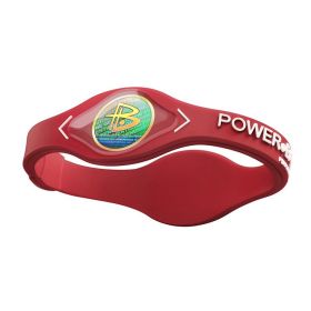 Silicone Energy Balance Bracelets (Color: Red)