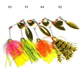 Rotating Composite Sequins Lure 14G Willow Leaf Type (Option: Full Set-See Picture Delivery)