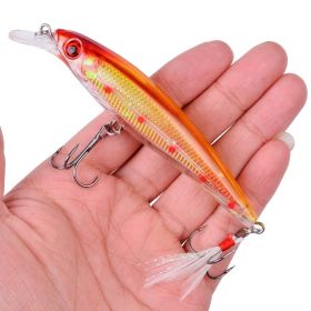 New Mino Artificial Lure Plastic False Bait (Option: I-Feather Hook)