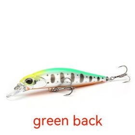 Duo Magnetic Force Tossing Submerged Mino Fish Lure (Option: Green Back-9G 75mm)