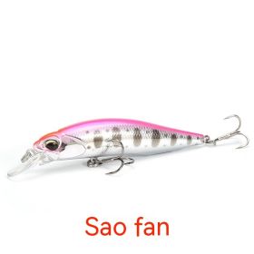 Duo Magnetic Force Tossing Submerged Mino Fish Lure (Option: Showy Pink-9G 75mm)