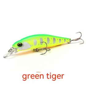 Duo Magnetic Force Tossing Submerged Mino Fish Lure (Option: Green Tiger-9G 75mm)