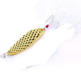 Metal Sequins Bait 10g Lure Sequins Gold Silver Bait (Option: Golden 10g)