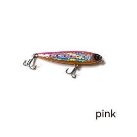 Water Surface Lure Son Dog Topmouth Culter Weever (Color: Pink)