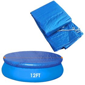 Swimming Pool Cover Protector Dustproof Waterproof Paddling Pool Cover (size: 12FT)