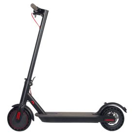 WHOSU J03 PRO Electric Scooter, 8.5"Tires, Up to 17/22 Miles Range, 350W Motor & 19 MPH Portable Folding Commuting Electric Scooter Adults with Double (Color: Black)