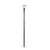 Set of 6 RC String Light Pole;  9 FT Lighting Stand ;  LED Solar Bulbs for Parties;  Christmas