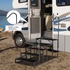 Hot Tub Steps Outdoor, 2 RV Steps with Handrail, Portable RV Stairs 3 Step, Heavy Duty Truck Camper Steps Ladders for Travel Trailers, 5th Wheel, Moto